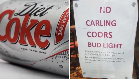 أرفف متاجر بريطانيا ستفتقد الكولا الدايت.. والسبب أزمة سائقي الشاحنات