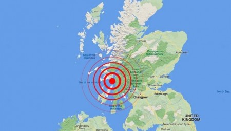 زلزال بقوة 3.1 على مقياس ريختر يضرب اسكتلندا فجر اليوم