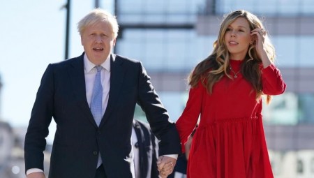 بوريس جونسون وزوجته كاري يعلنان ولادة ابنة لهما