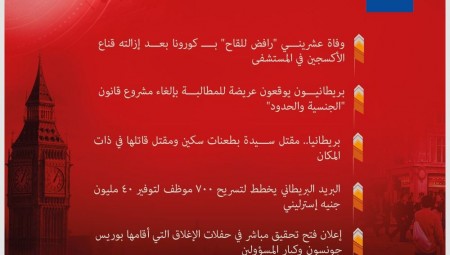 إليكم موجز لأهم أخبار بريطانيا الأربعاء 26-1-2022