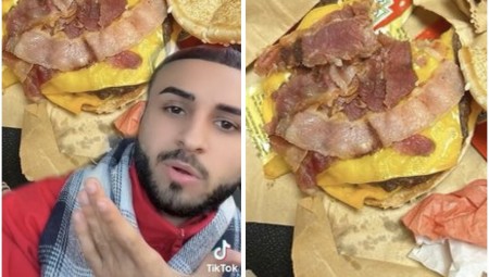 لندن.. شاب مسلم بقي يتقيأ لأيام بعد تناول وجبة برجر كنج محشوة بلحم الخنزير