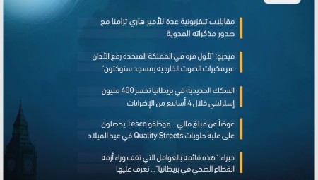 موجز أخبار بريطانيا/ الاثنين: 09 كانون الثاني 2023