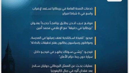 موجز أخبار بريطانيا: 21 كانون الثاني 2023