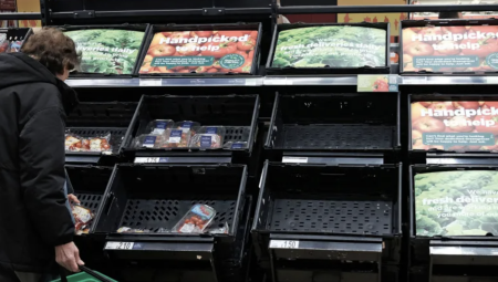 أرفف الخضراوات شبه فارغة في بريطانيا.. ومتاجر تفرض قيودا على الكمية التي يمكن للعملاء شراؤها