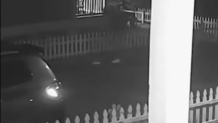 (فيديو): كاميرات المراقبة بلندن تلتقط شبحا يمشي في الشارع