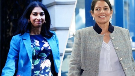 اشتعال فتيل الحرب الباردة بين بريتي باتيل وسويلا بريفرمان حول ملف الهجرة