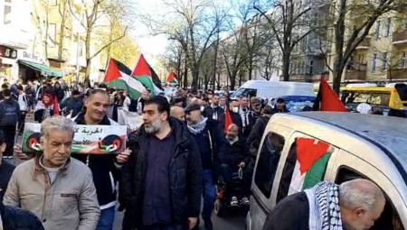 ألمانيا.. مظاهرات حاشدة في برلين نصرة لفلسطين والمسجد الأقصى