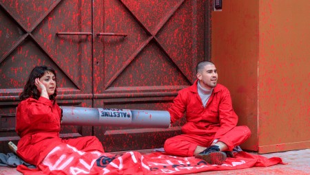 حركة العمل من أجل فلسطين تغلق مقر Elbit Systems للمرة الثالثة خلال أسبوعين