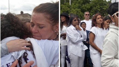 بعد مقتل زارا ألينا.. البريطانيون يخرجون للشارع بملابس بيضاء احتجاجاً على العنف ضد النساء