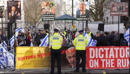 صيحات استهجان في استقبال نتانياهو في لندن