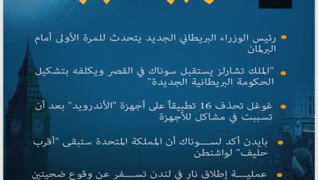 موجز لأهم أخبار بريطانيا الأربعاء (26-10-2022)