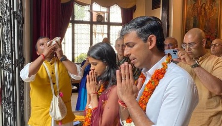 جذور ريشي سوناك مصدر فخر للهنود