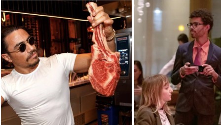 متظاهرون نباتيون يقتحمون مطعم Salt Bae’s فرع لندن للترويج لنظام غذائي نباتي وتحقيق العدالة