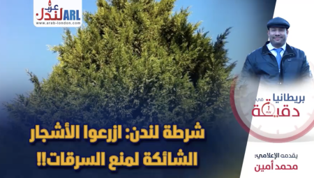 فيديو/ بريطانيا في دقيقة: شرطة لندن ازرعوا الأشجار الشائكة لمنع السرقات!