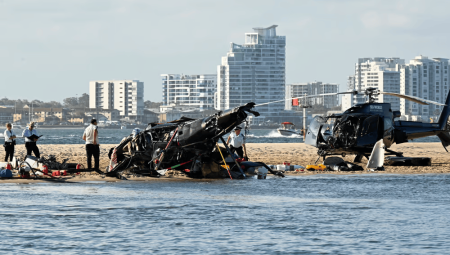 خلل في الهوائي سبب تحطم مروحية وقتل زوجين بريطانيين