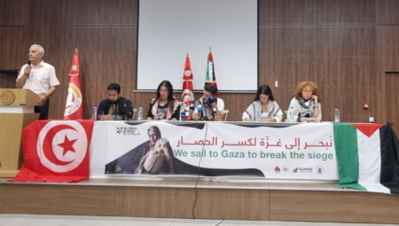 بمشاركة نحو 50 سفينة.. ''أسطول الصمود'' يستعد للإبحار إلى غزة