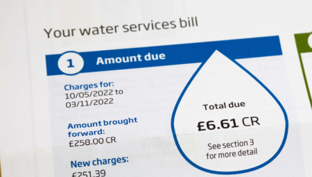 ارتفاع فواتير المياه في بريطانيا بنسبة 5.4% اعتبارًا من أبريل
