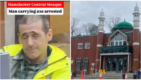 الشرطة توقف رجلًا بعد دخوله مسجدًا في مانشستر مسلحًا بفأس
