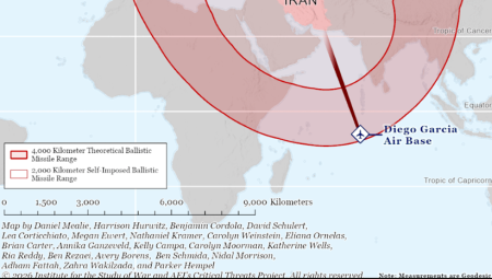 خريطة صادمة: معظم المملكة المتحدة ضمن مدى الصواريخ الإيرانية