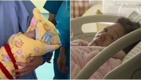 عجوز في قرابة السبعين تنجب طفلاً في الصين!